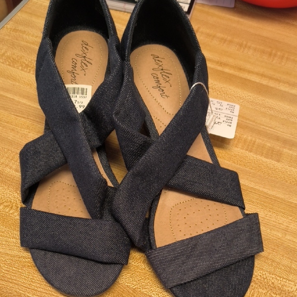 Dexflex Comfort Women's Navy Sandals